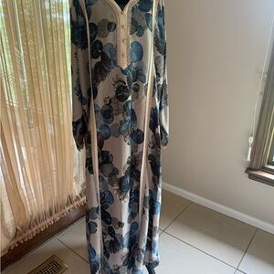 Floral Long Sleeve Maxi Dress